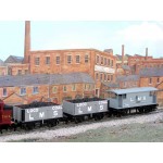 HORNBY LMS GOODS TRAIN  Comprised of: TWO LMS Coal Wagons with Real Coal Loads Added and an LMS Brake Van